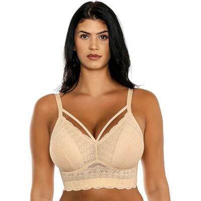 Parfait Dames Mia Lace P5951, Bralette en Dentelle rembourrée sans Armatures Padded BH, kaal, Kaal, 85H Parfait Dames Mia Lace P5951, Bralette en Dentelle rembourrée sans Armatures Padded BH, kaal, Kaal, 85H