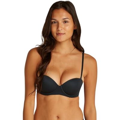 Calvin Dames PUSH UP STRAPLESS, Zwart, 34C, Zwart, 34 / C Calvin Dames PUSH UP STRAPLESS, Zwart, 34C, Zwart, 34 / C