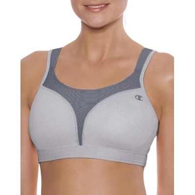 Champion Sportbeha voor dames, maximale ondersteuning, krachtige sportbeha, Oxford Heather/Medium Grijs, 95E Champion Sportbeha voor dames, maximale ondersteuning, krachtige sportbeha, Oxford Heather/Medium Grijs, 95E