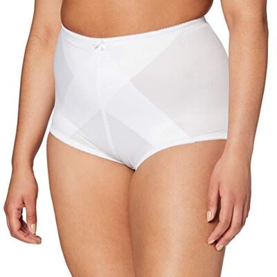 Marlon Emily Control Knickers voor dames, Wit, 3XL Marlon Emily Control Knickers voor dames, Wit, 3XL