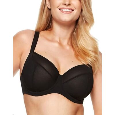 Gorteks Valentina-B2 V2 Beha voor dames, zacht en comfortabel met beugel zonder vulling, beha voor grote en kleine borsten, 95C, zwart, zwart, 95C Gorteks Valentina-B2 V2 Beha voor dames, zacht en comfortabel met beugel zonder vulling, beha voor grote en kleine borsten, 95C, zwart, zwart, 95C