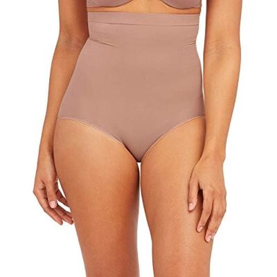 Spanx Shapewear voor dames, Tummy Control, powerslip met hoge taille (normale en grote maten), Café au Lait, 2XL Spanx Shapewear voor dames, Tummy Control, powerslip met hoge taille (normale en grote maten), Café au Lait, 2XL