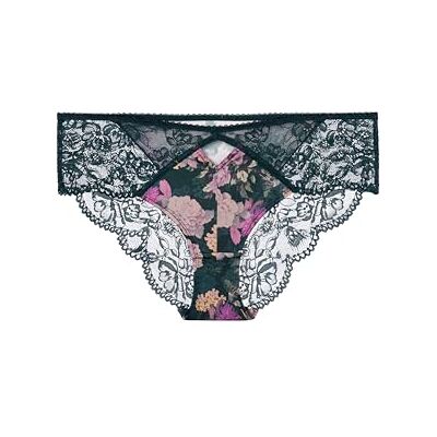 DORINA Anahi klassiek hipster-ondergoed voor dames, bloemenpatroon, groen, maat XS, zacht, ademend, comfortabel voor dagelijks gebruik DORINA Anahi klassiek hipster-ondergoed voor dames, bloemenpatroon, groen, maat XS, zacht, ademend, comfortabel voor dagelijks gebruik