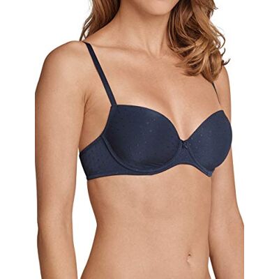 Schiesser Damesbeha met beugel, blauw (nachtblauw 804), 70B Schiesser Damesbeha met beugel, blauw (nachtblauw 804), 70B