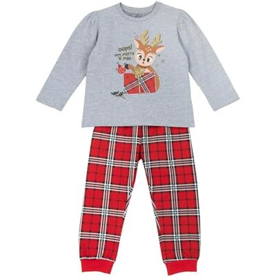 Chicco kerstpyjama voor meisjes, Lichtgrijs, 24 Maanden Chicco kerstpyjama voor meisjes, Lichtgrijs, 24 Maanden