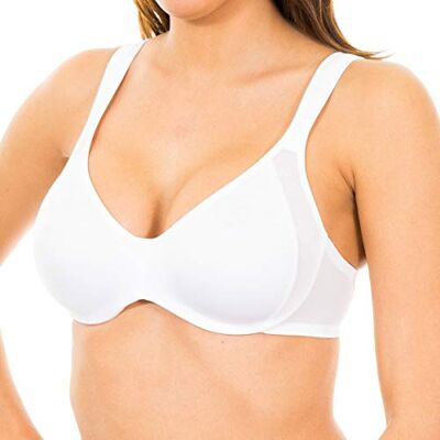 DIM Generous Minimizer beha met beugel voor dames, 1 stuk, Wit (wit), 90D DIM Generous Minimizer beha met beugel voor dames, 1 stuk, Wit (wit), 90D