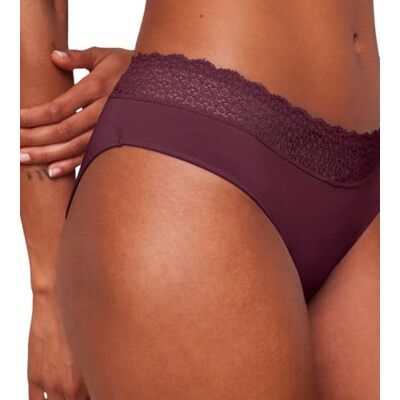 Triumph Dames Feel of Modal Tai Underwear, Deep Bourgondië, XS Triumph Dames Feel of Modal Tai Underwear, Deep Bourgondië, XS