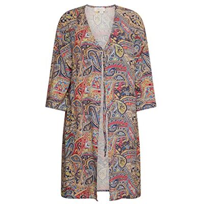ALARY dames kimono, Marine meerkleurig, M ALARY dames kimono, Marine meerkleurig, M
