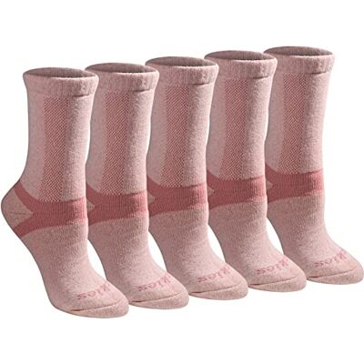 Dickies Knuffelsokken voor dames, Rose Comfie (5 paar), Medium Dickies Knuffelsokken voor dames, Rose Comfie (5 paar), Medium