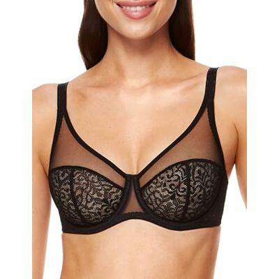 Gorteks Gabi-B2 v1 zachte beugelbeha, beha voor grote en kleine borsten, comfort 80E, zwart, zwart, 80E Gorteks Gabi-B2 v1 zachte beugelbeha, beha voor grote en kleine borsten, comfort 80E, zwart, zwart, 80E