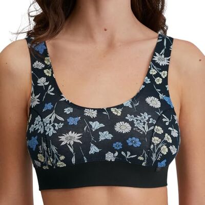 CALIDA dames bustier, Black Print, 40-42 CALIDA dames bustier, Black Print, 40-42