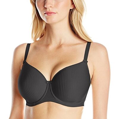 FREYA Dames Idol Underwire Molded T-shirt BH., zwart., 75E FREYA Dames Idol Underwire Molded T-shirt BH., zwart., 75E