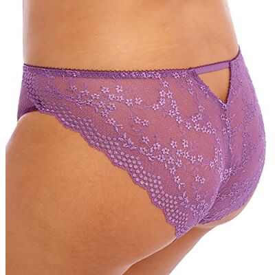 Elomi Braziliaanse slip met kanten rug Charley Pansy 3XL, Altviool, 3XL Elomi Braziliaanse slip met kanten rug Charley Pansy 3XL, Altviool, 3XL
