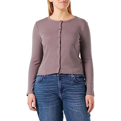 Triumph Dames Natural Spotlight Rib Cardigan Pyjama Top, Pigeon Grey, 46 Triumph Dames Natural Spotlight Rib Cardigan Pyjama Top, Pigeon Grey, 46