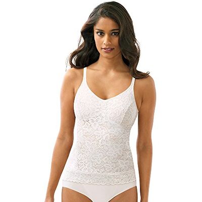 Bali Shapewear Top voor dames, doorschijnend, Wit, 3XL Bali Shapewear Top voor dames, doorschijnend, Wit, 3XL