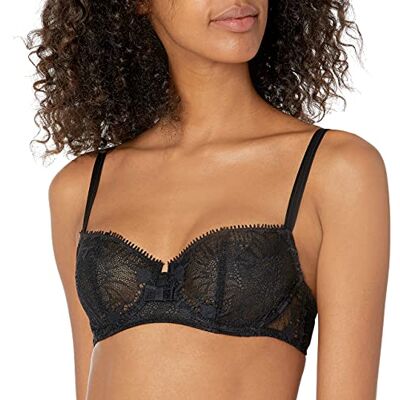 Chantelle Dames halve cup beha Day to Night Lace Unlined Demi, zwart, 90D, zwart., 90D Chantelle Dames halve cup beha Day to Night Lace Unlined Demi, zwart, 90D, zwart., 90D