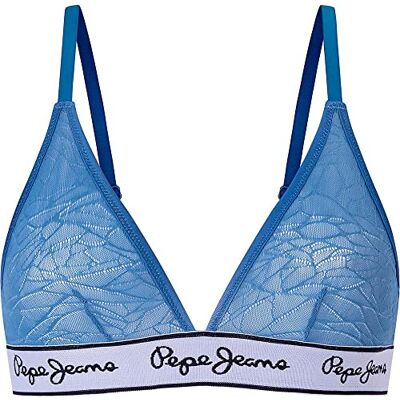 Pepe Jeans Dames Mesh BH, Dulwich Blauw, S, Dulwich Blauw, S Pepe Jeans Dames Mesh BH, Dulwich Blauw, S, Dulwich Blauw, S
