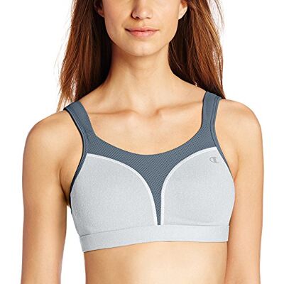 Champion Sportbeha voor dames, spotcomfort, maximale ondersteuning, impactvolle sportbeha voor dames, Oxford Heather/Medium Grijs, 90E Champion Sportbeha voor dames, spotcomfort, maximale ondersteuning, impactvolle sportbeha voor dames, Oxford Heather/Medium Grijs, 90E