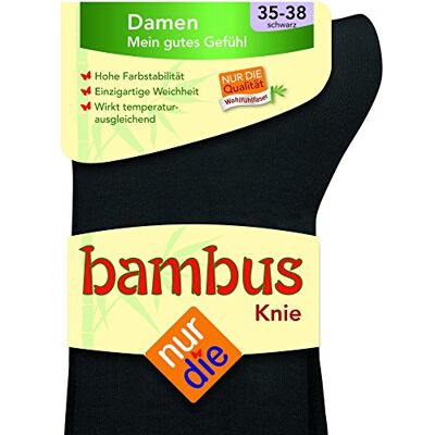 Nur Die Bamboe kniesok van Only die voor dames, Antraciet gemêleerd., 39-42 EU Nur Die Bamboe kniesok van Only die voor dames, Antraciet gemêleerd., 39-42 EU