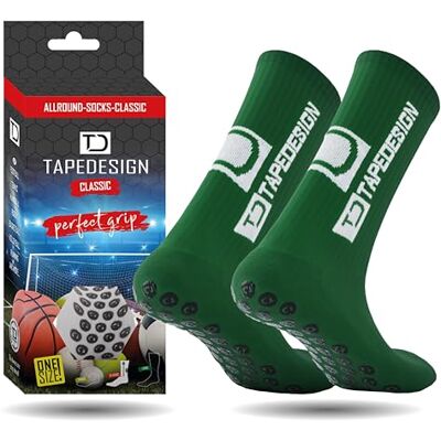 Tapedesign Klassieke voetbalsokken met rubberen noppen (uniseks) Tapedesign Klassieke voetbalsokken met rubberen noppen (uniseks)