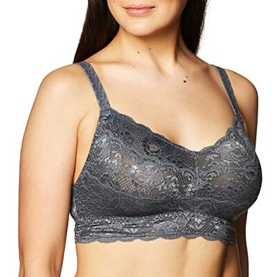 Cosabella Vrouwen NSN Curvy Soft Bra Sweetie, Antraciet, XL Cosabella Vrouwen NSN Curvy Soft Bra Sweetie, Antraciet, XL
