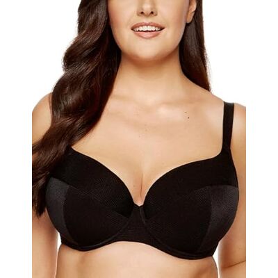 Gorteks Gevoerde beha voor dames, zwart, 85D Gorteks Gevoerde beha voor dames, zwart, 85D