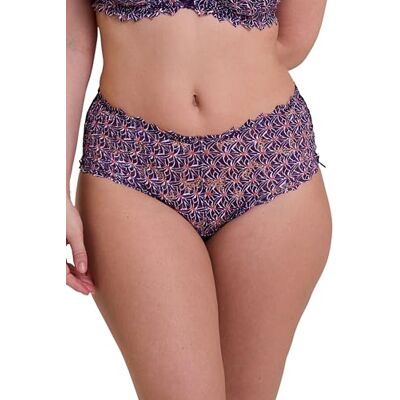 Sans Complexe -Slip met bedrukte kant Arum mozaïek paars, Blackberry Graphic Print, 36-38 Sans Complexe -Slip met bedrukte kant Arum mozaïek paars, Blackberry Graphic Print, 36-38