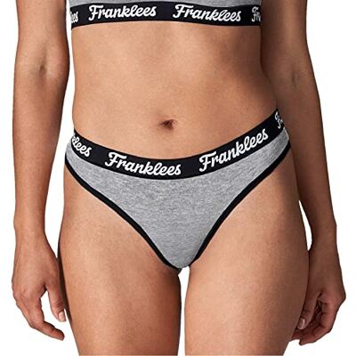 Franklees Vrouwen String Wit Slipje, Grijs, L Franklees Vrouwen String Wit Slipje, Grijs, L