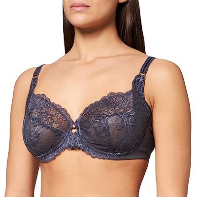 Triumph dames bh Wild Peony Florale W, Pebble Grey, 75D Triumph dames bh Wild Peony Florale W, Pebble Grey, 75D