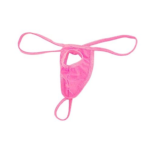 VemeFufu Sexy C-string G-slip tanga heren ondergoed erotische kant open voorkant mannen hot lage taille elastische string mannelijk ondergoed roze, C Roze, Eén maat