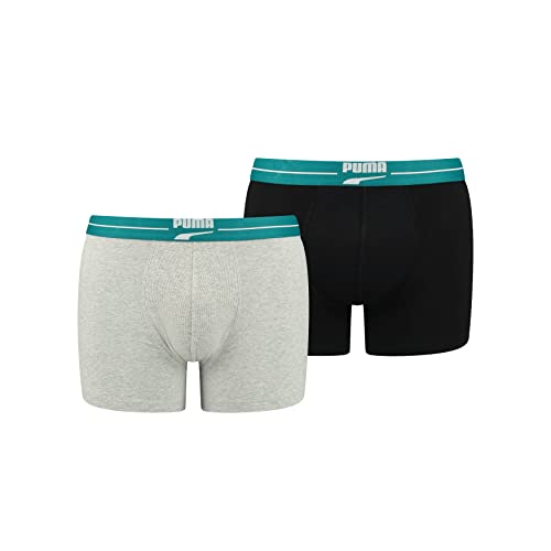 PUMA Heren Gentle Retro Boxer Briefs, Teal Combo, M, Teal Combo, M