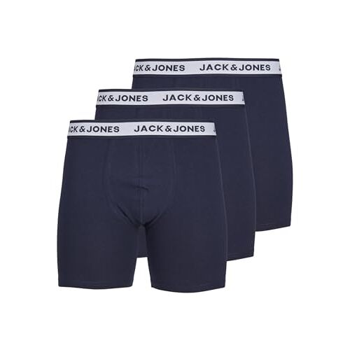 Jack & Jones Boxershorts voor heren, Navy Blazer/Pack: Navy Blazer Navy Blazer, S