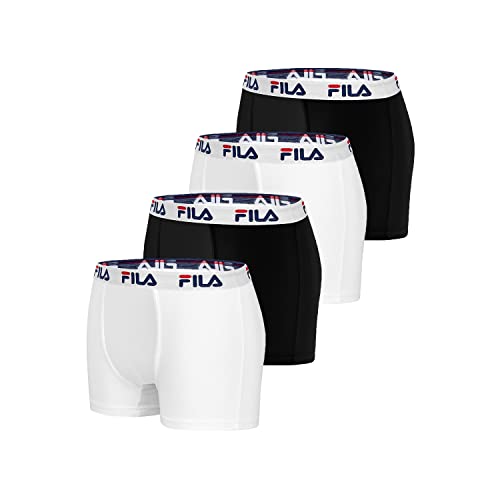 FILA Boxershorts voor heren (4 stuks), Opmerking:, M