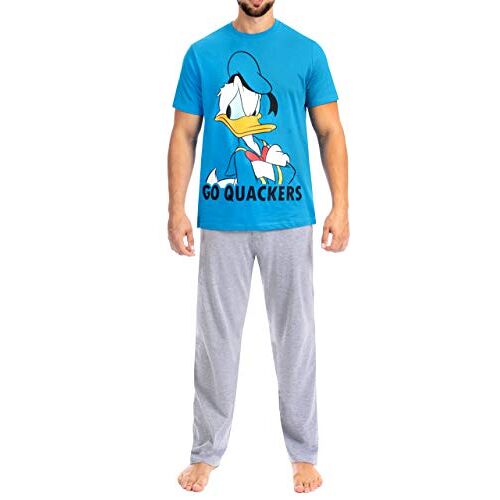 Disney Heren Donald Duck Pyjama's Blauw XX-Large