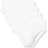 Athena Heren Promo Basic Bio Knickers (Pack van 4), Wit (Blanc/Blanc/Blanc/Blanc 9050), L