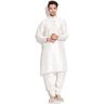 Royal Kurta Royal Men's Jacquard Kurta Pyjama Set (ROYAL_18_Beige_XX-Large)