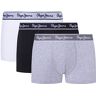 Pepe Jeans Heren Pepe Tk 3P Trunks, Grijs Marl, L (Pack van 3), Grijs Marl, L