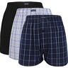 VANEVER Katoenen boxershorts voor heren, geweven boxershorts, gebreide boxershorts voor heren, geruite boxershorts, loszittende boxershorts, boxershorts voor dagelijks gebruik, boxershorts met