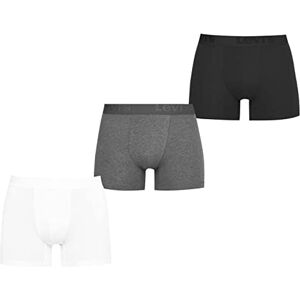Levi's Heren premium herenonderbroeken (3 stuks) boxershort (3-pack), Black Grey Combo, XXL Levi's Heren premium herenonderbroeken (3 stuks) boxershort (3-pack), Black Grey Combo, XXL