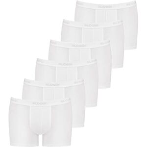 Sloggi Heren 2 Pack 24/7 Basic Natuurlijke Katoenen Boxer Shorts, Wit, 5 Sloggi Heren 2 Pack 24/7 Basic Natuurlijke Katoenen Boxer Shorts, Wit, 5