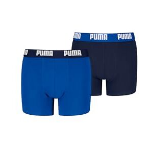 PUMA Everyday Basic Boxer voor jongens (set van 2), marineblauw/blauw, 158-164 PUMA Everyday Basic Boxer voor jongens (set van 2), marineblauw/blauw, 158-164
