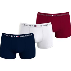 Tommy Hilfiger Heren Trunk (Pack van 3), Oranje (Des Sky/Wit/Rouge), M Tommy Hilfiger Heren Trunk (Pack van 3), Oranje (Des Sky/Wit/Rouge), M