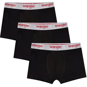 Wrangler Tasker Boxershorts voor heren, verpakking van 3 stuks, Zwart Met Grijze Marl Wb, S Wrangler Tasker Boxershorts voor heren, verpakking van 3 stuks, Zwart Met Grijze Marl Wb, S