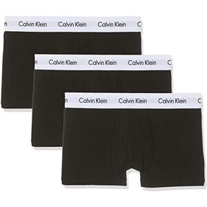Calvin Boxershorts heren 3p Low Rise Trunk , zwart (black 001) , M Calvin Boxershorts heren 3p Low Rise Trunk , zwart (black 001) , M