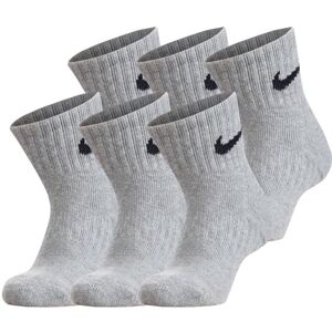 NIKE Df Perf Basic Quarter Sokken voor kinderen Dk Grey Heather 4/5 jaar NIKE Df Perf Basic Quarter Sokken voor kinderen Dk Grey Heather 4/5 jaar