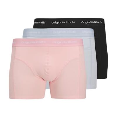 JACK & JONES Heren Jacvesterbro Solid Trunks 3 Pack N Pls (3-pack), skyway, 4XL JACK & JONES Heren Jacvesterbro Solid Trunks 3 Pack N Pls (3-pack), skyway, 4XL