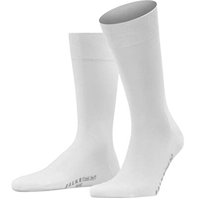 FALKE Heren Sokken Cool 24/7 M So katoen eenkleurig 1 paar, Wit White 2000, 39-40 FALKE Heren Sokken Cool 24/7 M So katoen eenkleurig 1 paar, Wit White 2000, 39-40