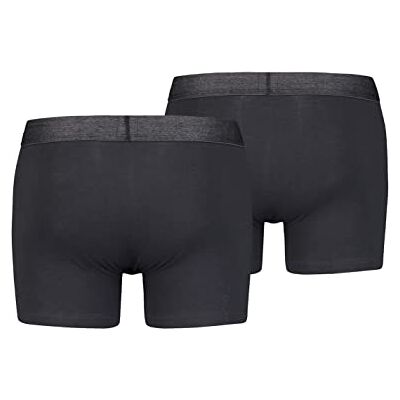 Levi's boxer ondergoed heren 2-pack, zwart, S Levi's boxer ondergoed heren 2-pack, zwart, S