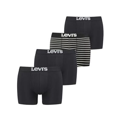 Levi's boxershort heren 3-pack, zwart/wit, S Levi's boxershort heren 3-pack, zwart/wit, S