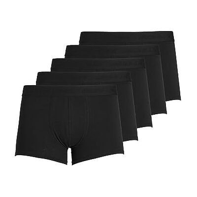 JACK & JONES JACTONE IN TONE TRUNKS 5 PACK Boxers zwart 95% katoen, 5% elastaan Basics, Casual wear JACK & JONES JACTONE IN TONE TRUNKS 5 PACK Boxers zwart 95% katoen, 5% elastaan Basics, Casual wear